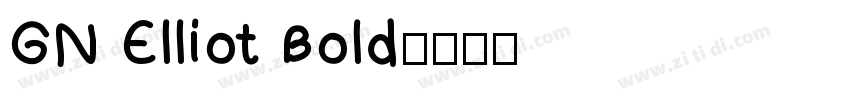 GN Elliot Bold字体转换